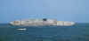 Andrea Doria beginning to slip under the waves. Photo: Bruce McCloskey